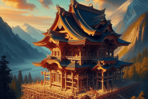 A Arte da Construção: Como os Templos Japoneses Resistiram Séculos Sem um Único Prego