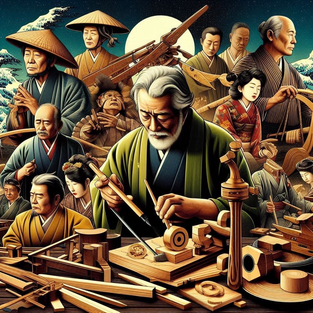 Do Feudalismo ao Futuro A Evolução da Marcenaria Japonesa ao Longo dos Séculos!