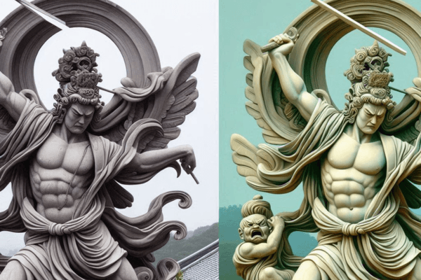 O que torna a escultura japonesa única? 5 diferenças em relação ao ocidente!